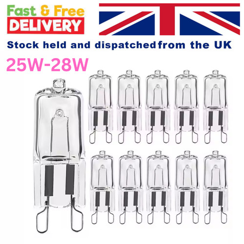 G9 halogen bulbs - 10/12,
