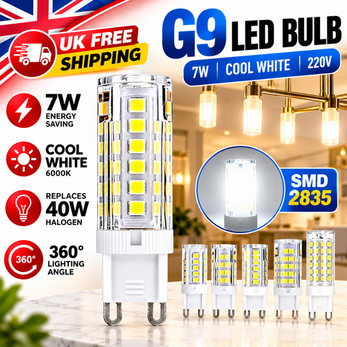 10x led bulb - g9,