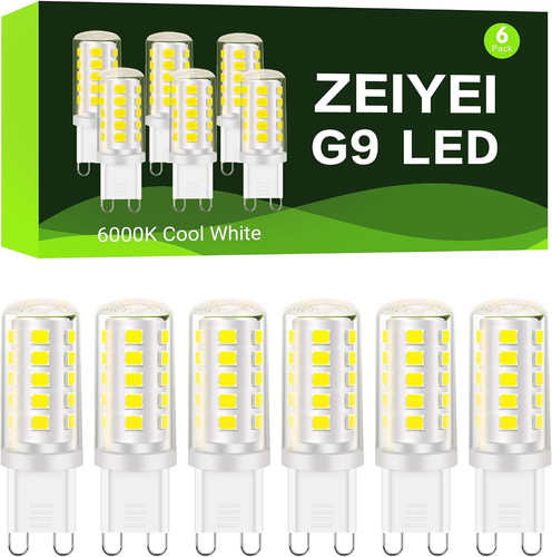 Led bulbs pack 4w - g9, 6-pack,