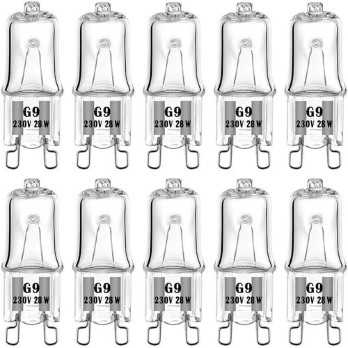 G9 halogen bulbs - 10/12,